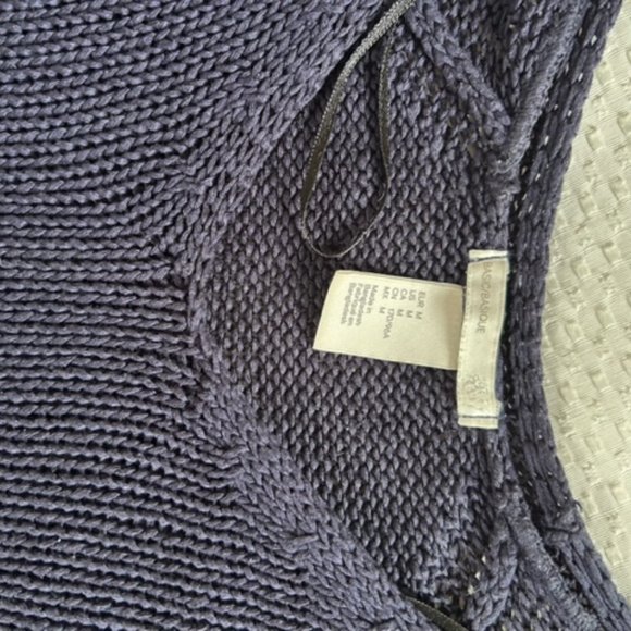 Navy blue knit sweater - Picture 3 of 3